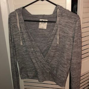 gilly hicks wrap around sleep shirt